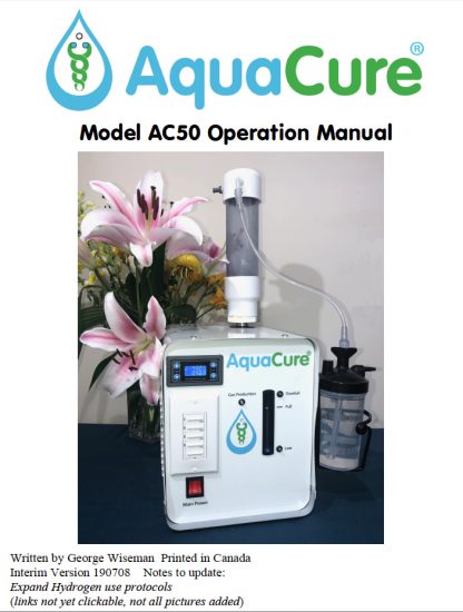 AquaCure AC50 front cover