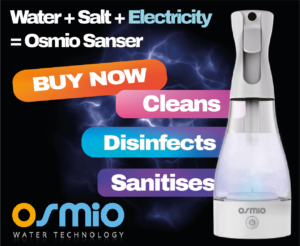 Osmio Sanser Spray 500ml hand sanitiser surface disinfectant